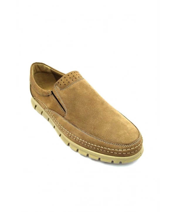 Erkek Vizon Hakiki Deri Casual Ayakkabı