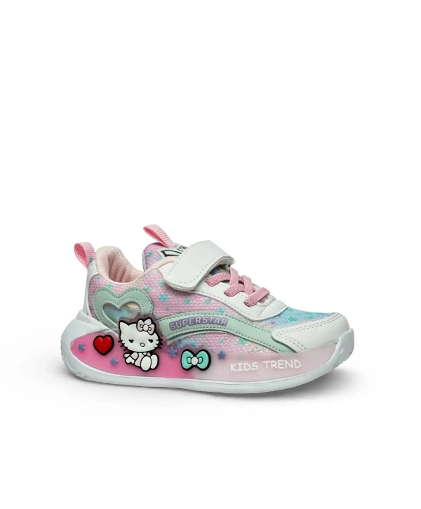 010 KIZ ÇOCUK YAZLIK ORTOPEDİK FİLE HAFİF SPOR AYAKKABISI