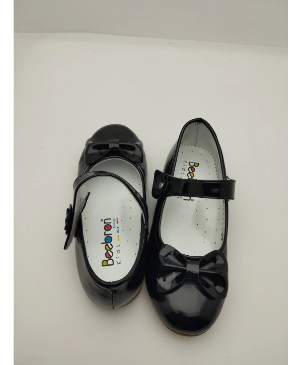 204 Ortopedik Kız Babet Bebek rugan Balerin Ayakkabısı