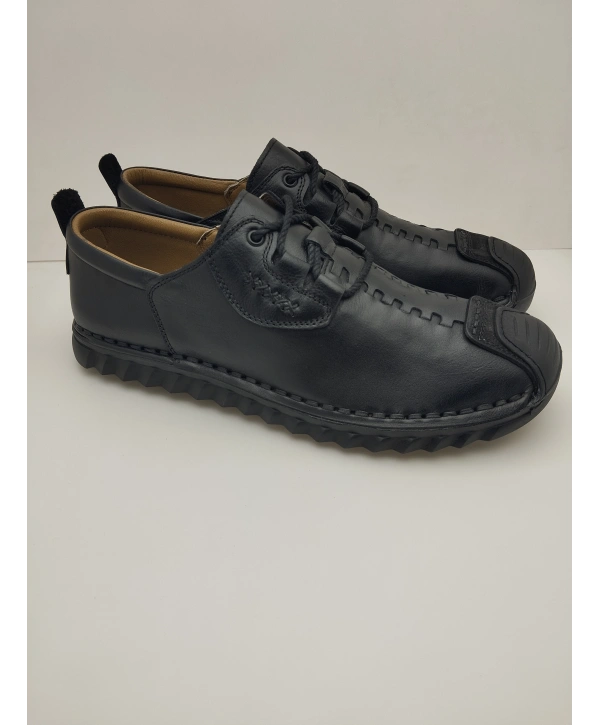 3831 %100 Deri Ortopedik Erkek Yazlık Rahat Günlük Çarık Yeni Sezon Ayakkabı