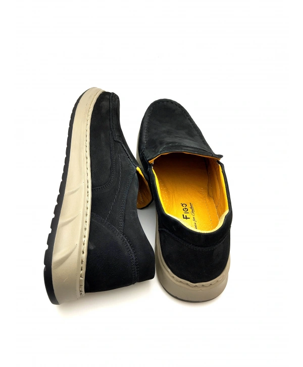 3801 %100 HAKİKİ DERİ ORTOPEDİK LASTİKLİ AYAKKABI