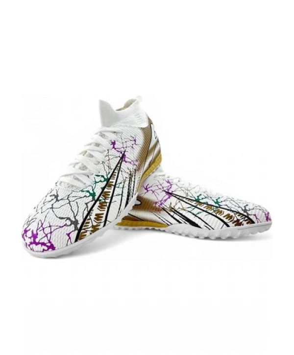 EA SPORT GENÇ ÇORAPLI ÇOKRENKLİ KAUCUK TABANLI HALISAHA ÇİMSAHA AYAKKABSI