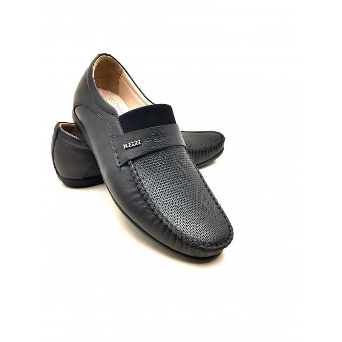 054 NUH EKİCİ SOFTLASTİKLİ DERİ ANATOMİK ERKEK BABET AYAKKABI