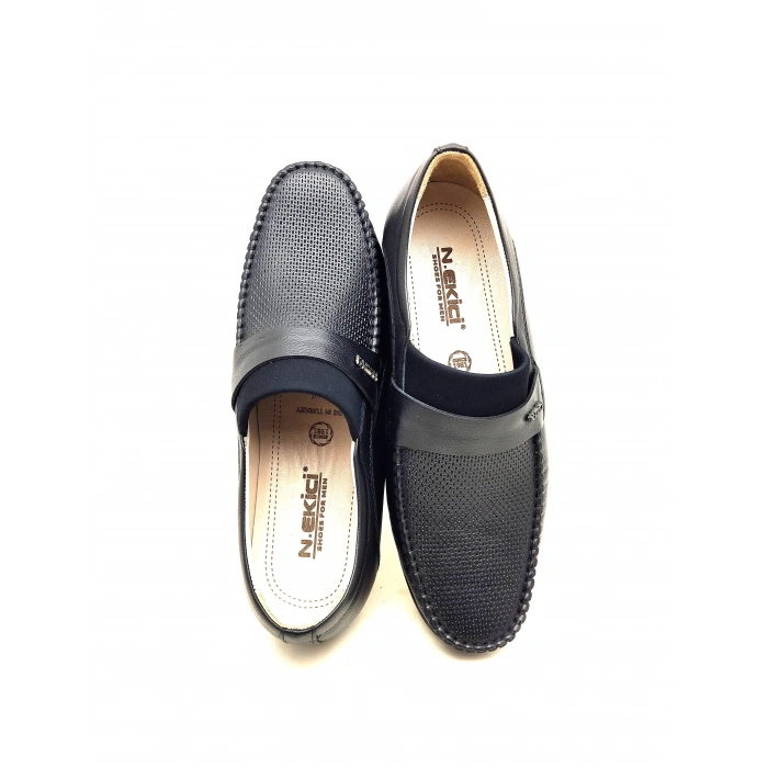 054 NUH EKİCİ SOFTLASTİKLİ DERİ ANATOMİK ERKEK BABET AYAKKABI