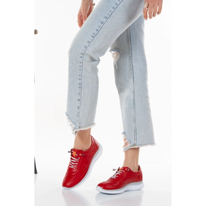 1115 VEFAZEN DERİ BAYAN KONFORT SPOR GÜNLÜK AYAKKABI