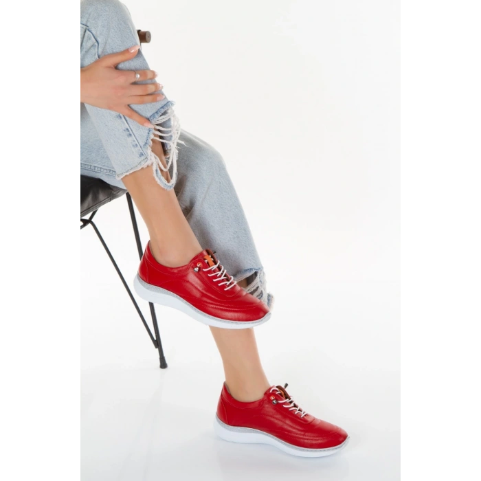 1115 VEFAZEN DERİ BAYAN KONFORT SPOR GÜNLÜK AYAKKABI