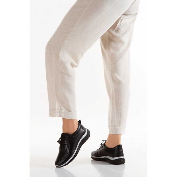 1115 VEFAZEN DERİ BAYAN KONFORT GÜNLÜK SPOR AYAKKABI