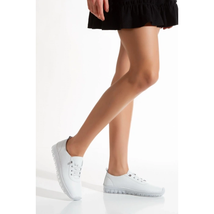 1701 VEFAZEN HAKİKİ DERİ SOFT ANATOMİK ŞEFFAF TABANLI KADIN AYAKKABISI