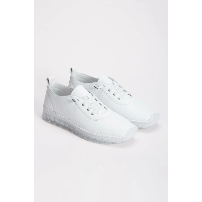 1701 VEFAZEN HAKİKİ DERİ SOFT ANATOMİK ŞEFFAF TABANLI KADIN AYAKKABISI