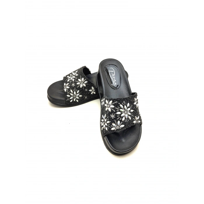 20028 PİENN YÜKSEK TABANLI TAŞLI KADIN TERLİĞİ