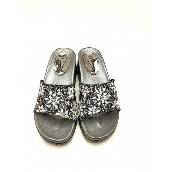 20028 PİENN YÜKSEK TABANLI TAŞLI KADIN TERLİĞİ