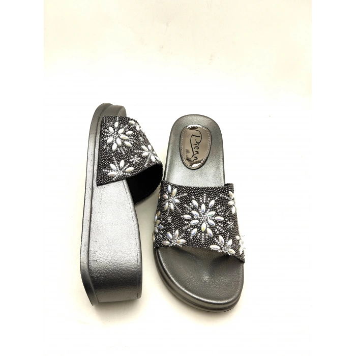 20028 PİENN YÜKSEK TABANLI TAŞLI KADIN TERLİĞİ