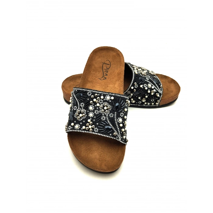 20050 PARMİ TAŞLI BAYAN RAHAT ŞIK TERLİK