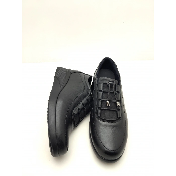 2025 AYMODA % YÜZ DERİ DOLGUTABAN LASTİKLİ KONFORT AYAKKABI