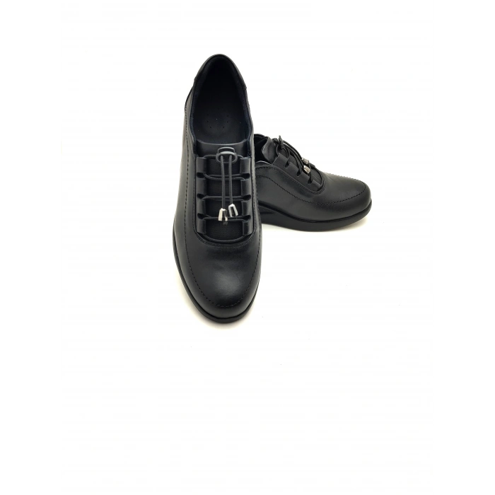 2025 AYMODA % YÜZ DERİ DOLGUTABAN LASTİKLİ KONFORT AYAKKABI