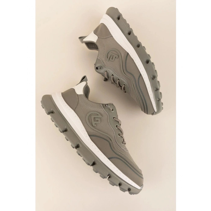 261416 Erkek Günlük Rahat Hafif Lastik Bağcıklı Fileli SNEAKERS Ayakkabı