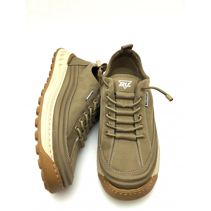261437 ERKEK MERDİVENLİ MODEL HAFİF LASTİKLİ SNEAKERS AYAKKABI