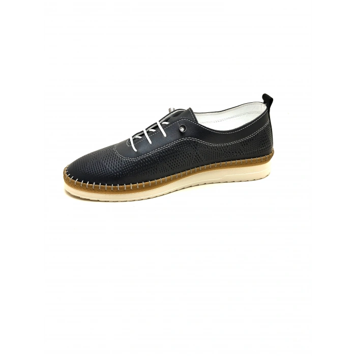 310 AYMODA DERİ BAYAN ANATOMİK GÜNLÜK SPOR AYAKKABI