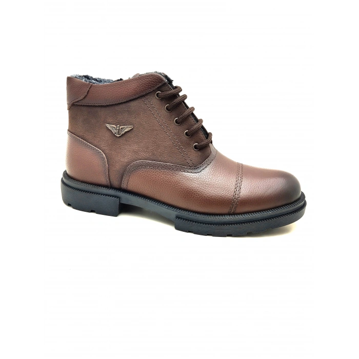 3408L UİS FİGO DERİ FERMARLI GARNİ ERKEK GÜNLÜK BOT