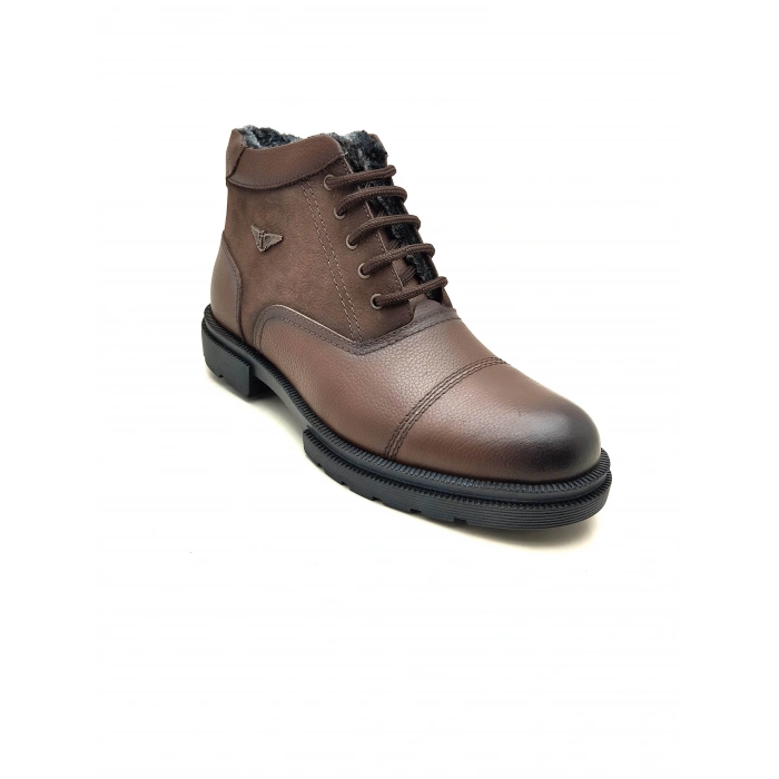 3408L UİS FİGO DERİ FERMARLI GARNİ ERKEK GÜNLÜK BOT