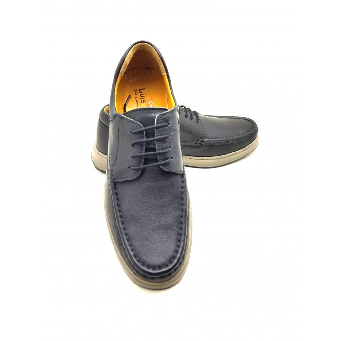 3802 LUİS FİGO HAKİKİ DERİ ERKEK BAĞCIKLI POLİ TABAN KOMFORT AYAKKABI