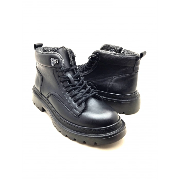 3826 LUİS FİGO DERİ İÇİ MİFLONLU POLİ TABAN BOT