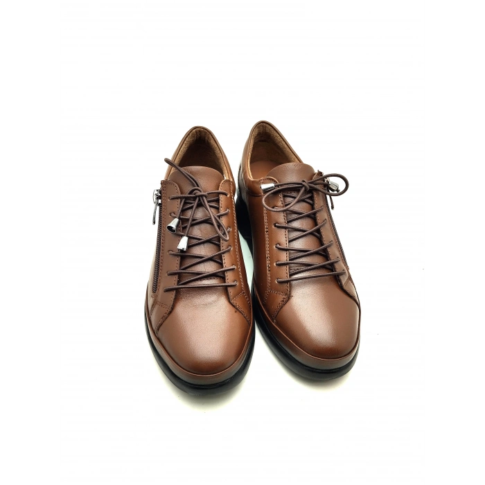 4051 AYMODA HAKİKİ DERİ FERMARLI ANATOMİK ŞIK  AYAKKABI