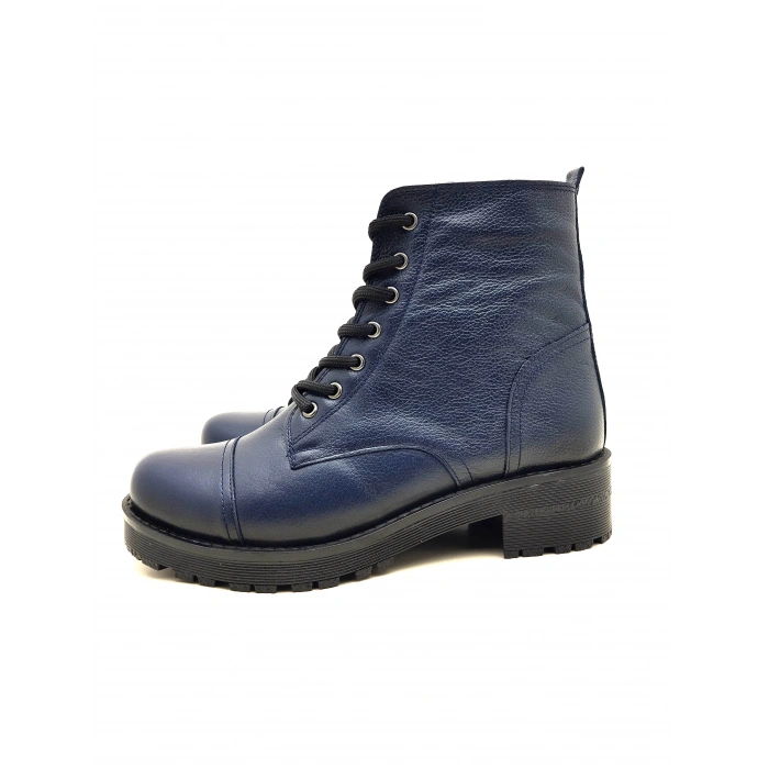 5002 MODA HAKİKİ DERİ KISA FERMARLI BAĞCIKLI KADIN POSTAL BOT