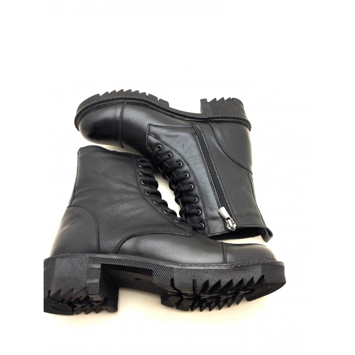 5003 MODA KADIN HAKİKİ DERİ UZUN KONÇLU POSTAL BOT