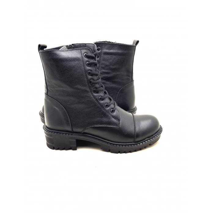 5003 MODA KADIN HAKİKİ DERİ UZUN KONÇLU POSTAL BOT