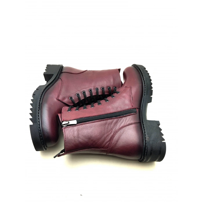 5003 MODA KADIN HAKİKİ DERİ UZUN KONÇLU POSTAL BOT