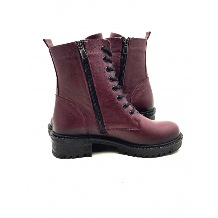 5003 MODA KADIN HAKİKİ DERİ UZUN KONÇLU POSTAL BOT