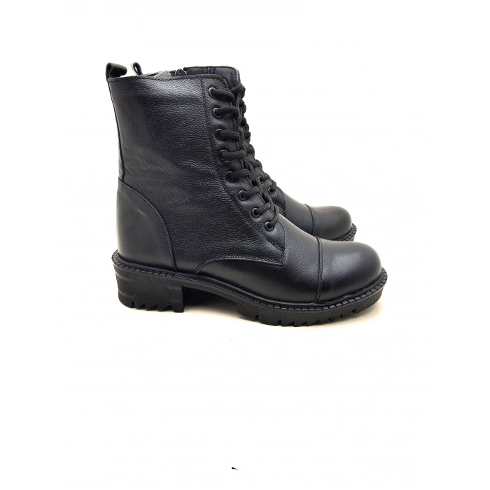 5003 MODA KADIN HAKİKİ DERİ UZUN KONÇLU POSTAL BOT