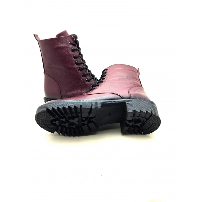 5003 MODA KADIN HAKİKİ DERİ UZUN KONÇLU POSTAL BOT