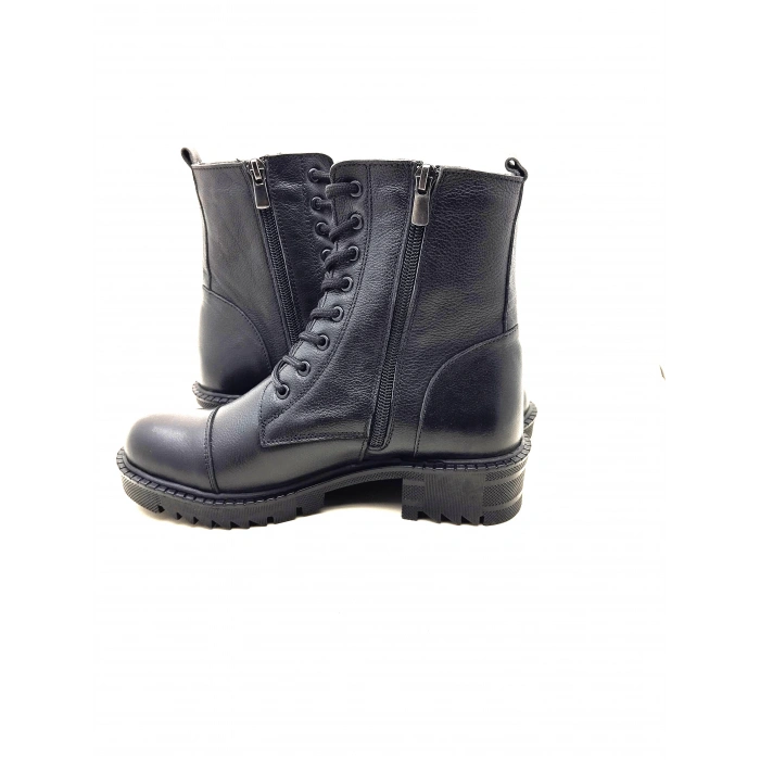 5003 MODA KADIN HAKİKİ DERİ UZUN KONÇLU POSTAL BOT