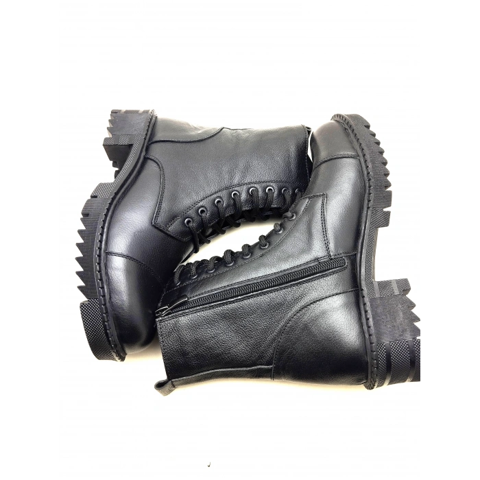 5003 MODA KADIN HAKİKİ DERİ UZUN KONÇLU POSTAL BOT