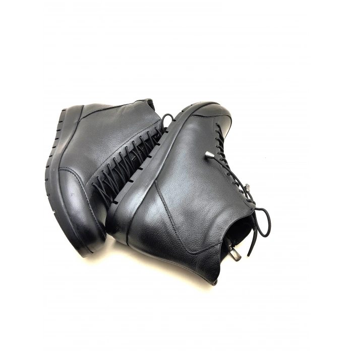 5008 AYMODA LASTİKLİ FERMARLI BAYAN DERİ BOT