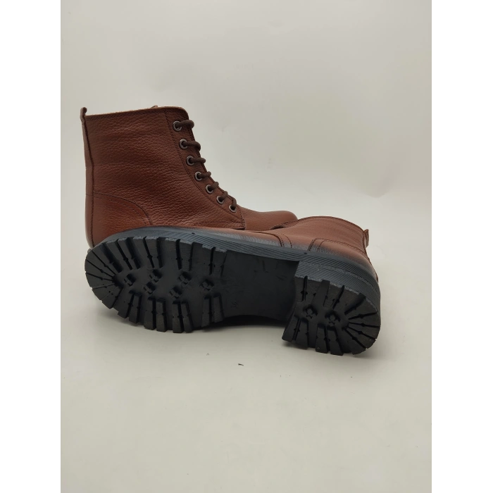 504 AYMODA HAKİKİ DERİ DÜZ YÜZLÜ BAYAN POSTAL BOT