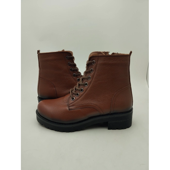 504 AYMODA HAKİKİ DERİ DÜZ YÜZLÜ BAYAN POSTAL BOT