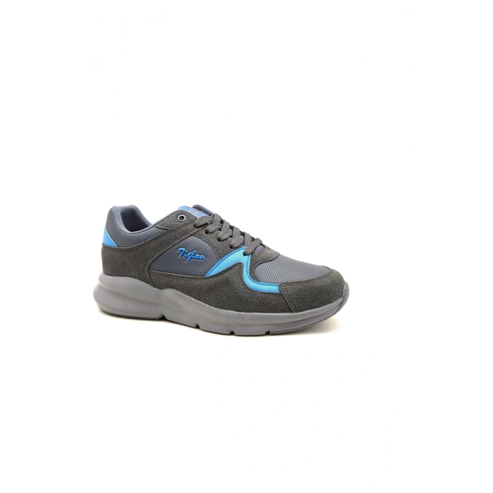 Gri - 20535 Tiglon Erkek Faylon Taban Ayakkabı