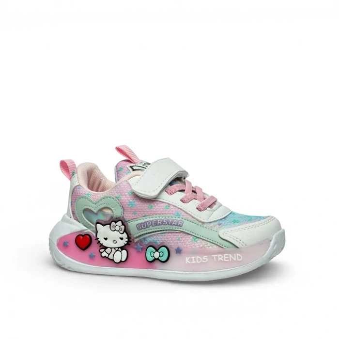 010 KIZ ÇOCUK YAZLIK ORTOPEDİK FİLE HAFİF SPOR AYAKKABISI