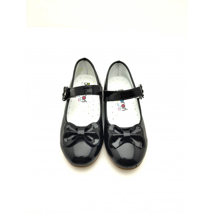 204 Ortopedik Kız Babet Bebek rugan Balerin Ayakkabısı