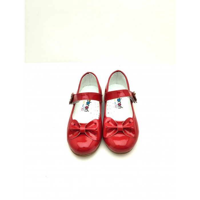 204 Ortopedik Kız Babet Bebek Balerin rugan Ayakkabısı