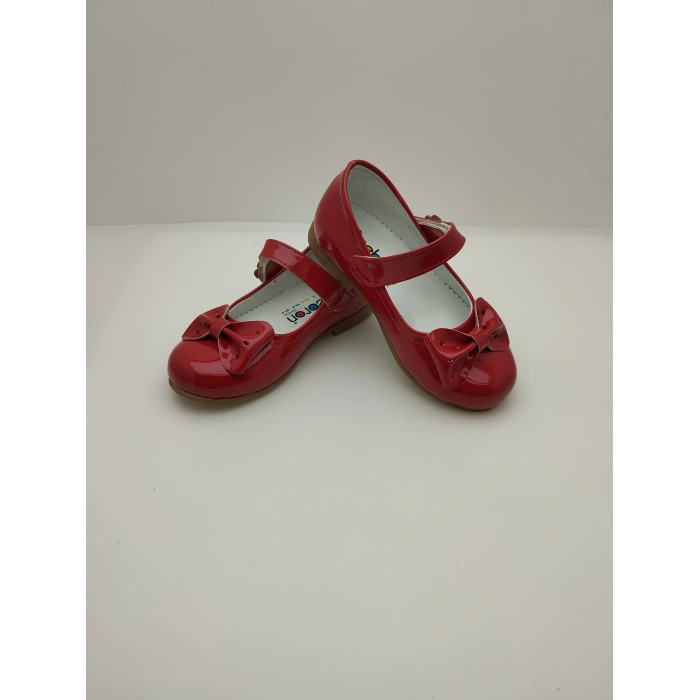 204 Ortopedik Kız Babet Bebek Balerin rugan Ayakkabısı