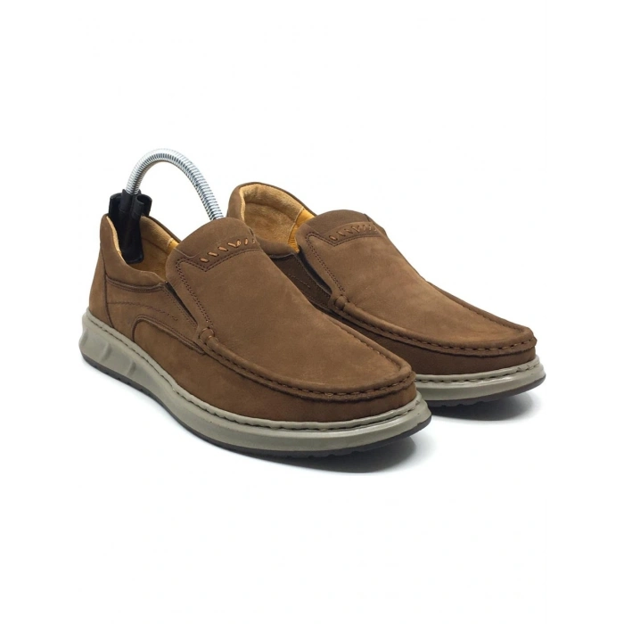 3801 %YÜZ HAKİKİ DERİ ORTOPEDİK RAHAT POLİ TABAN LASTİKLİ AYAKKABI