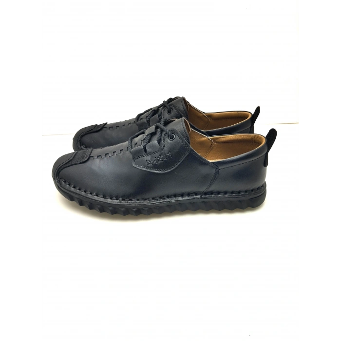 3831 %100 Deri Ortopedik Erkek Yazlık Rahat Günlük Çarık Yeni Sezon Ayakkabı