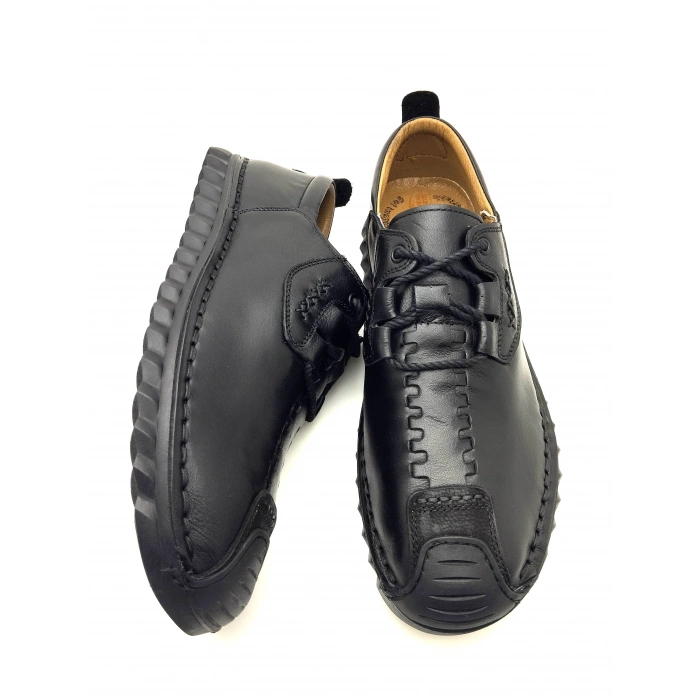 3831 %100 Deri Ortopedik Erkek Yazlık Rahat Günlük Çarık Yeni Sezon Ayakkabı