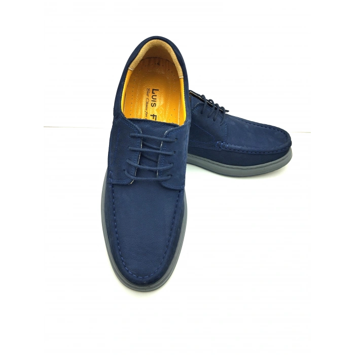 3802 % 100 HAKİKİ DERİ ORTOPEDİK RAHAT BAĞCIKLI ERKEK AYAKKABISI