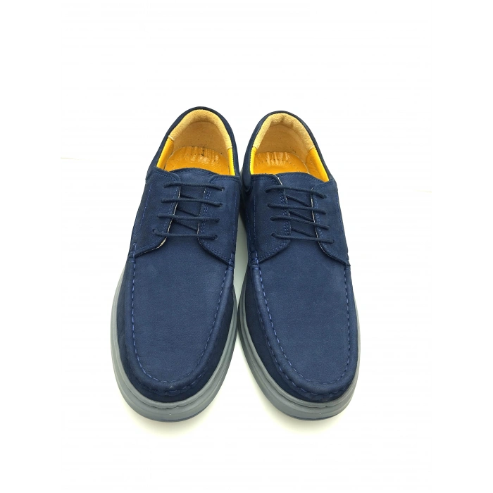 3802 % 100 HAKİKİ DERİ ORTOPEDİK RAHAT BAĞCIKLI ERKEK AYAKKABISI