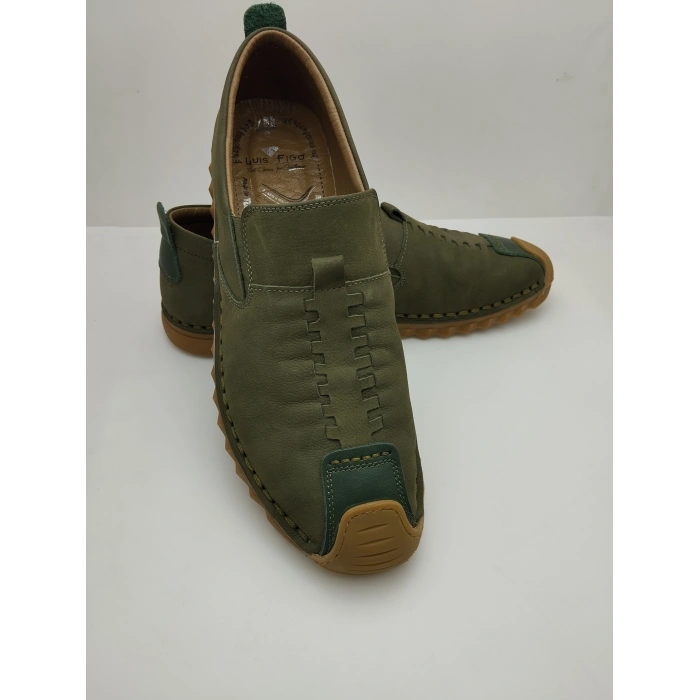 4486 HAKİKİ DERİ ORTOPEDİK YAZLIK YENİ SEZON 45-48-LASTİKLİ ÇARIK MODEL AYAKKABI